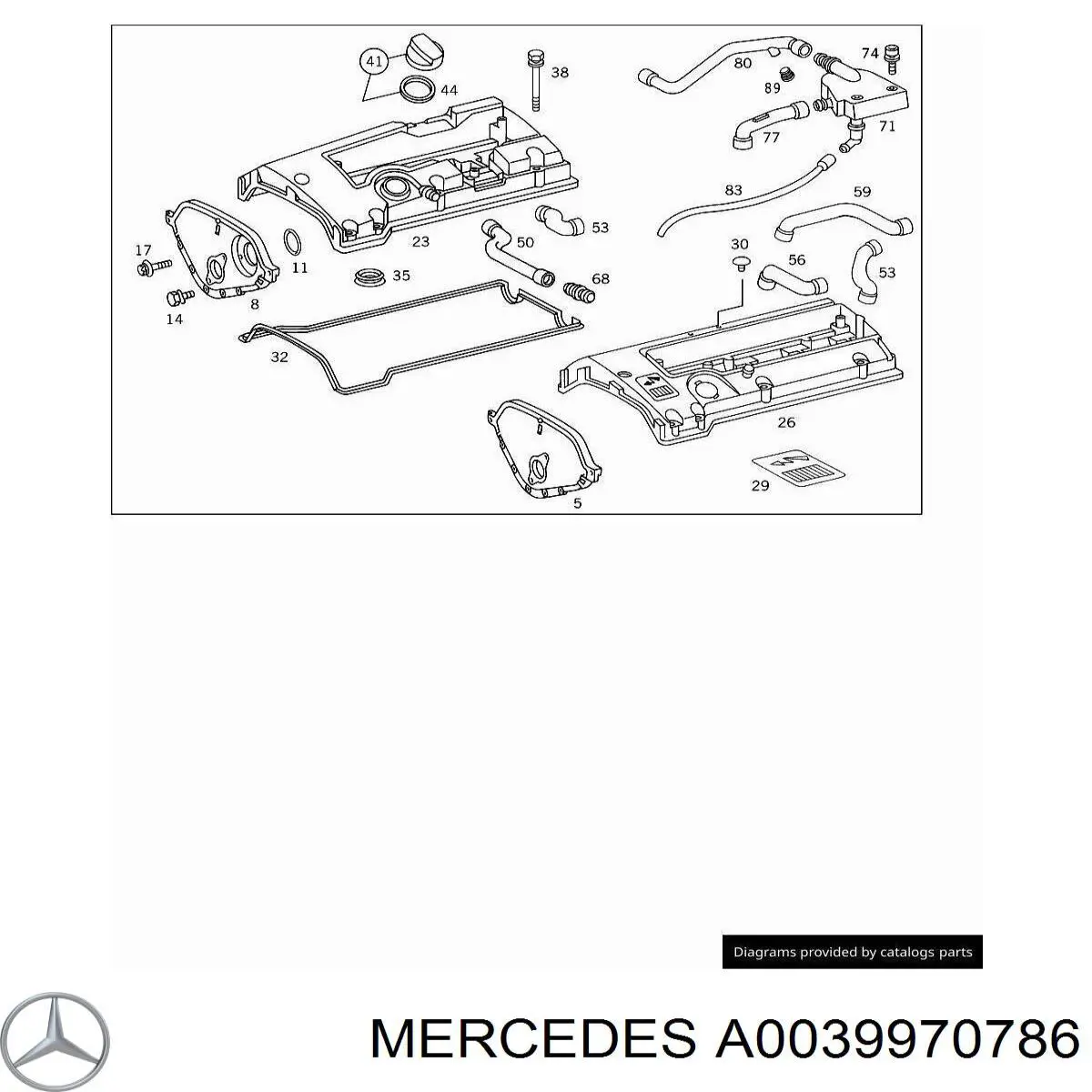 A0039970786 Mercedes 