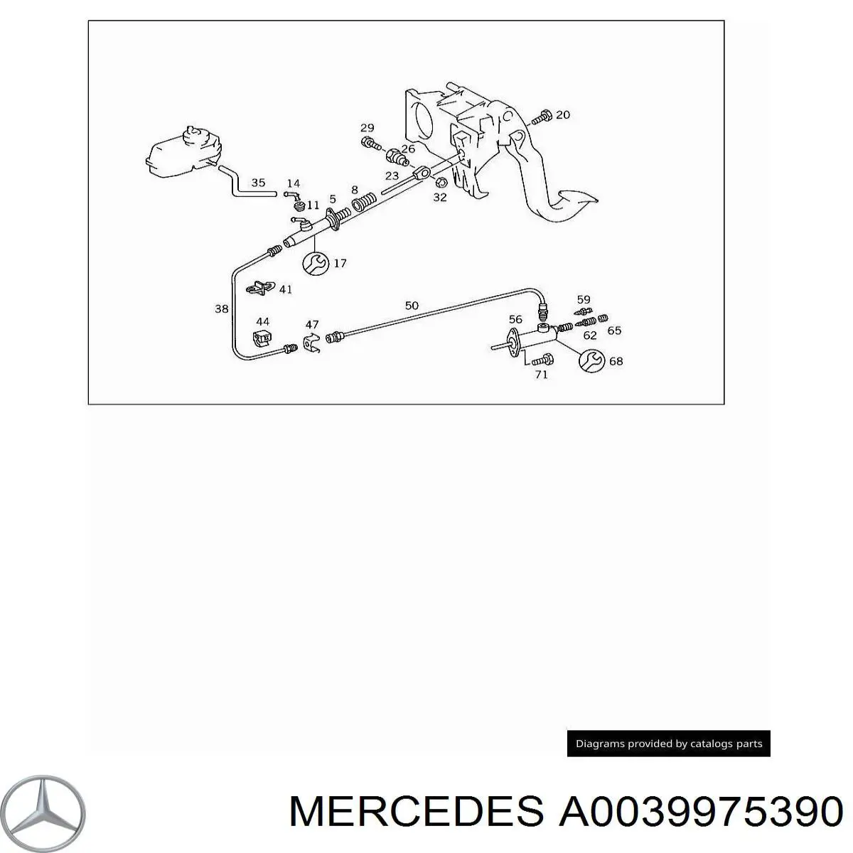 A0039975390 Mercedes 