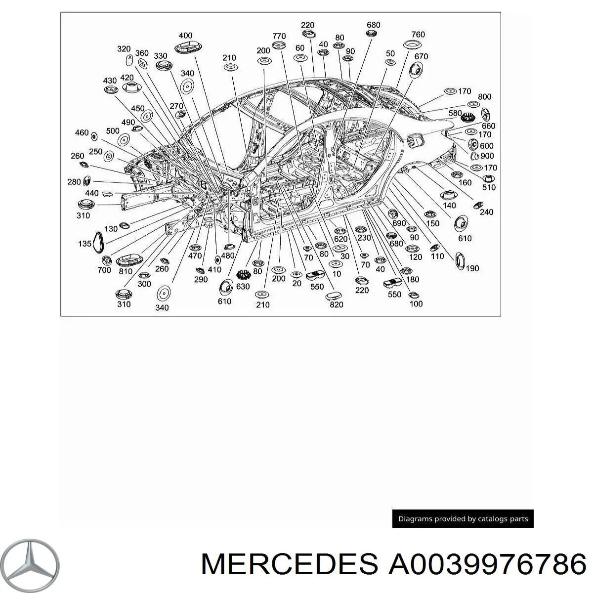A0039976786 Mercedes Tampa de tanque de fluido para lavador