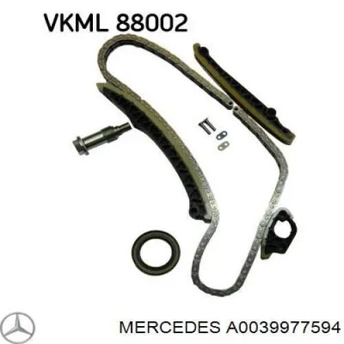 Cadeia do mecanismo de distribuição de gás Mercedes A0039977594 preço, a partir de 99,89 USD