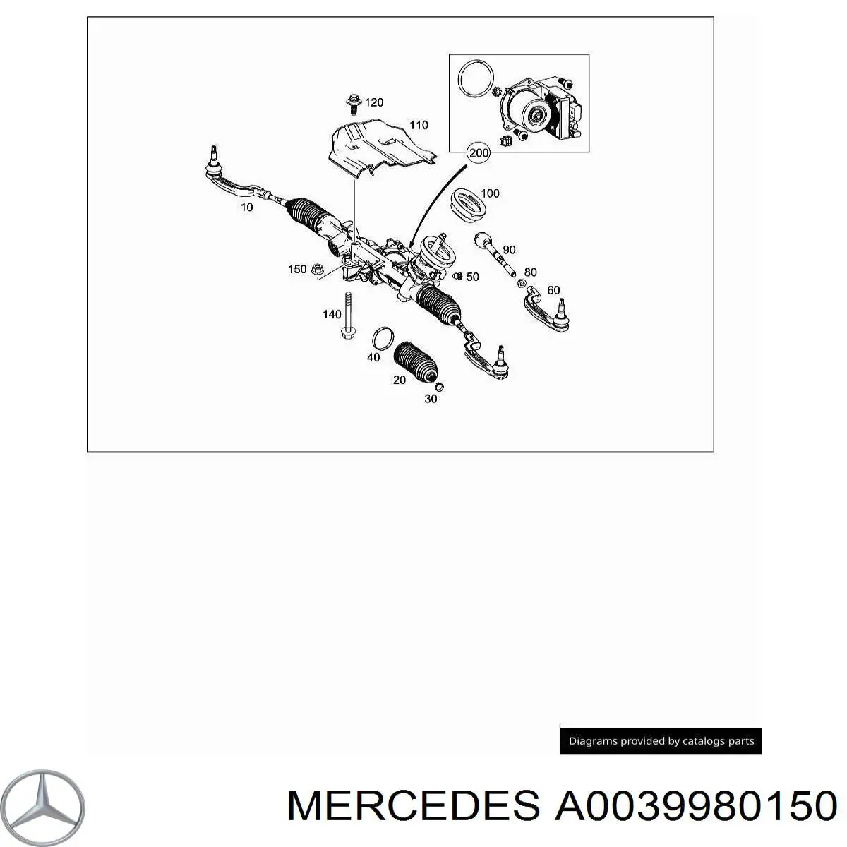 A0039980150 Mercedes 