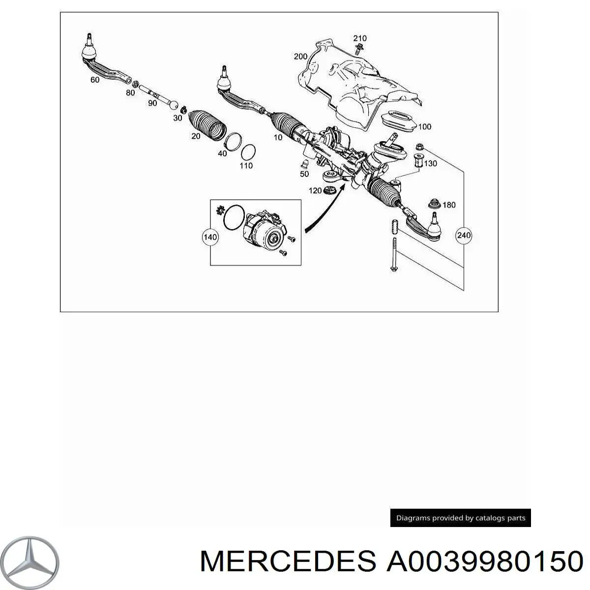  Mercedes A0039980150 preço, a partir de 23,44 USD