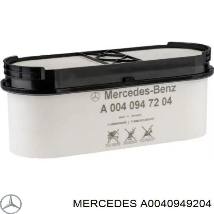 Filtro de ar Mercedes A0040949204 preço, a partir de 168,74 USD