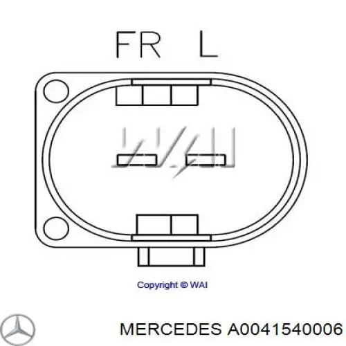 Relê-regulador do gerador (relê de carregamento) Mercedes A0041540006 preço, a partir de 57,88 USD
