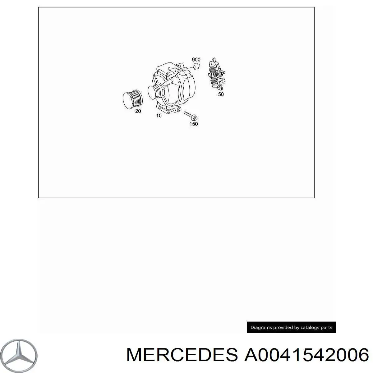 Compre A0031544806 Mercedes Relê-regulador do gerador (relê de carregamento)