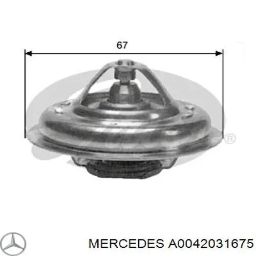 Termostato A0042031675 Mercedes