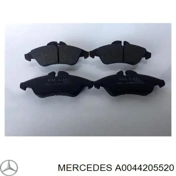 Sapatas do freio dianteiras de disco Mercedes A0044205520 preço, a partir de 31,91 USD