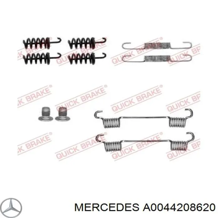Compre A0044208620 Mercedes Sapatas do freio de estacionamento