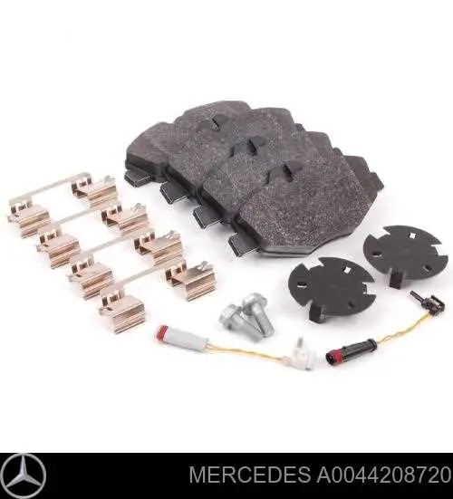 A0044208720 Mercedes Sapatas do freio dianteiras de disco