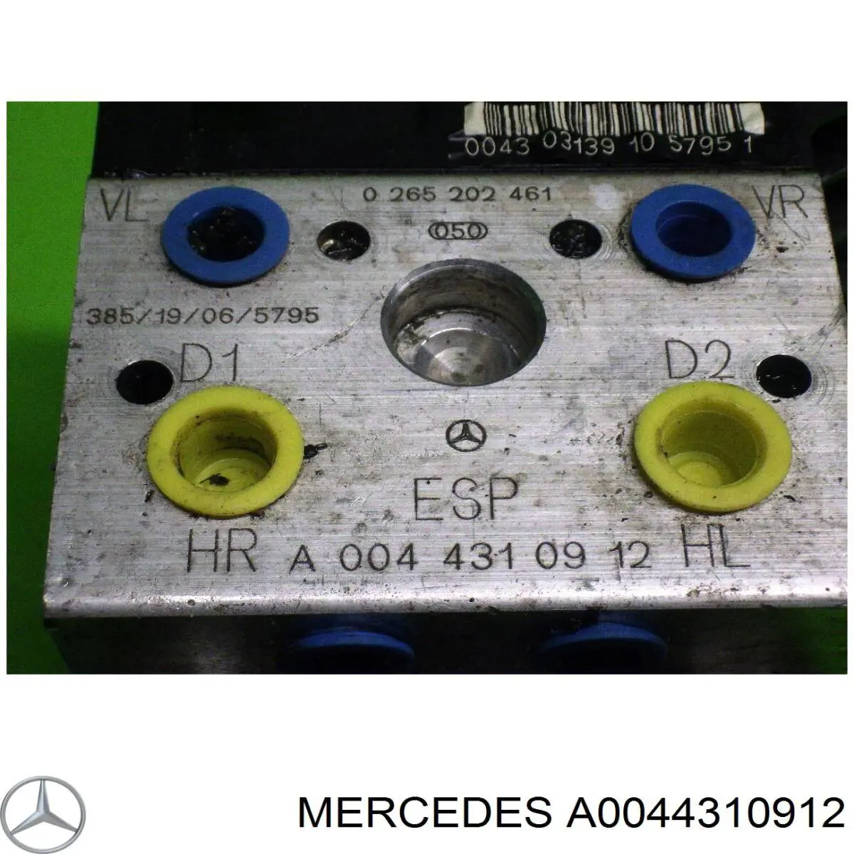 Unidade hidráulico de controlo ABS A0044310912 Mercedes