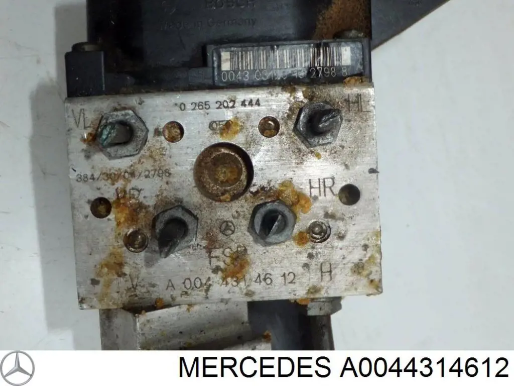 Unidade hidráulico de controlo ABS Mercedes A0044314612 preço, a partir de 59,59 USD