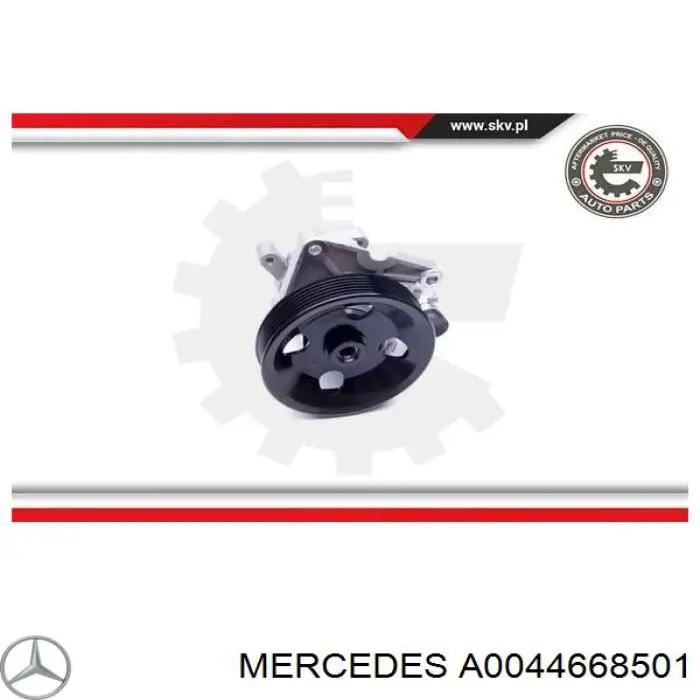 Bomba da Direção hidrâulica assistida Mercedes A0044668501 preço, a partir de 140,11 USD