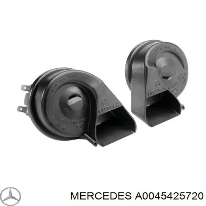 A0045425720 Mercedes Sinal sonoro (cláxon)