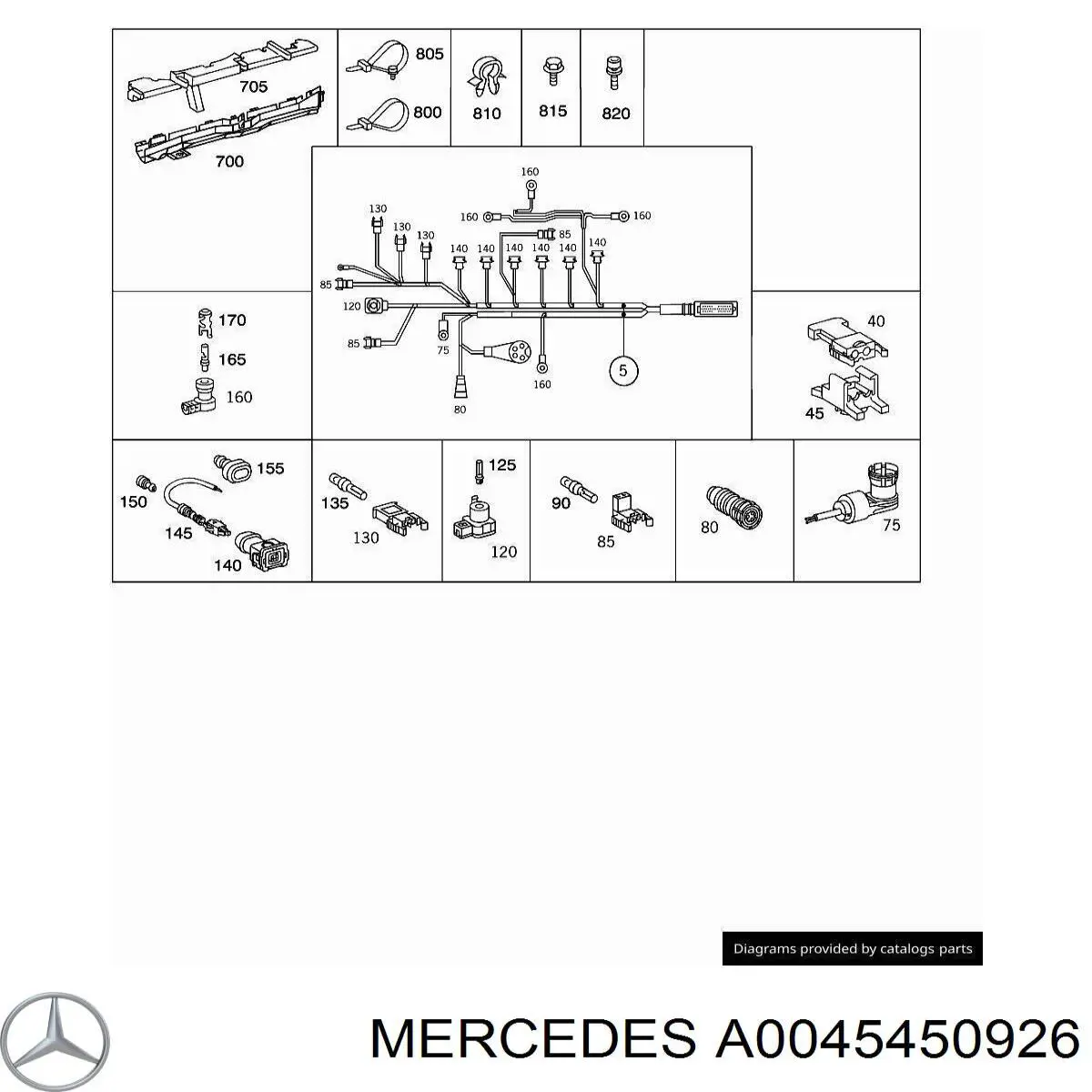 A0045450926 Mercedes 