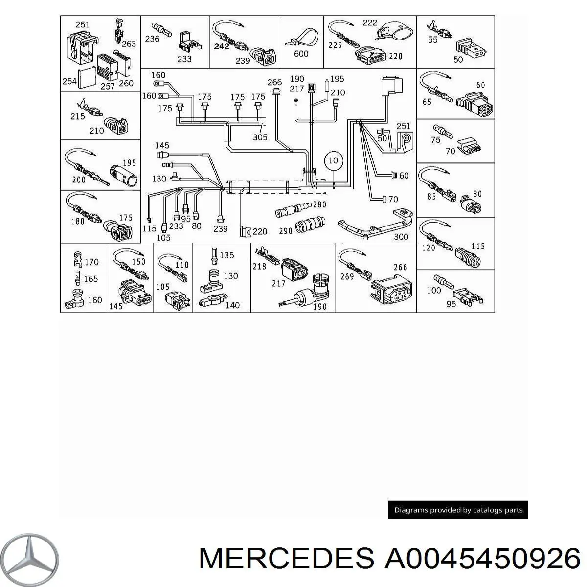  Mercedes A0045450926 preço, a partir de 4,39 USD