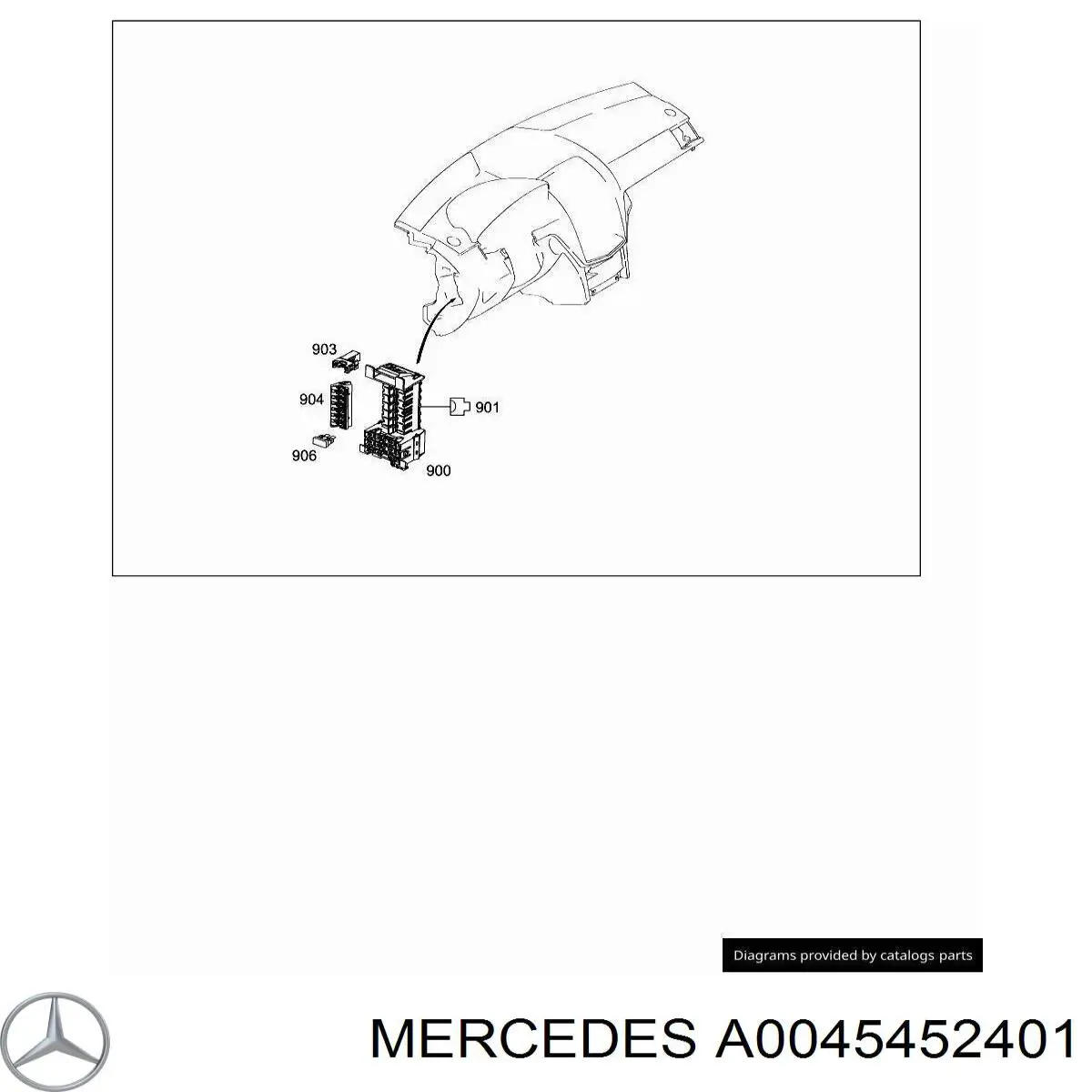 Unidade traseira do salão de dispositivos de segurança Mercedes A0045452401 preço, a partir de 15,34 USD