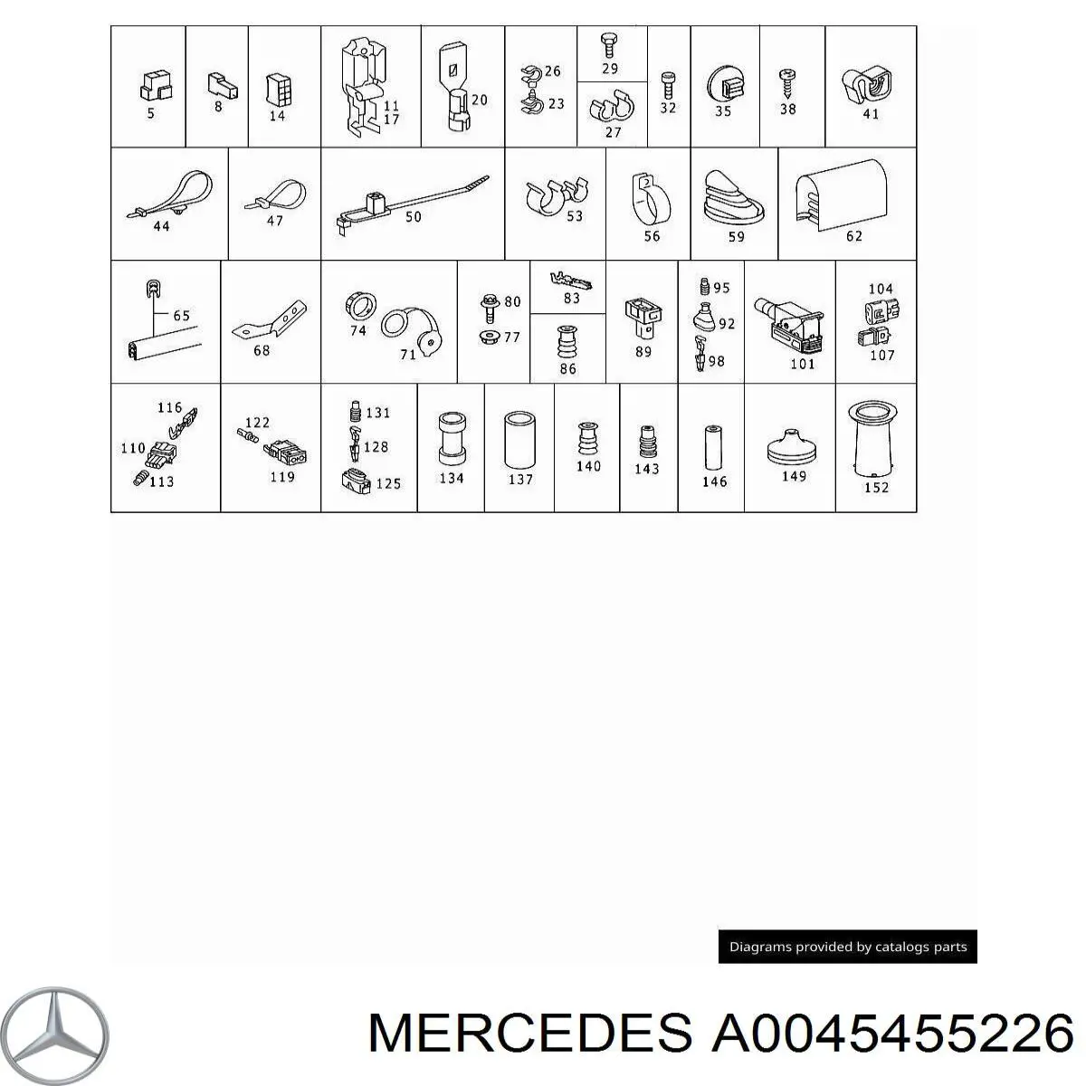  Mercedes A0045455226 preço, a partir de 0,96 USD