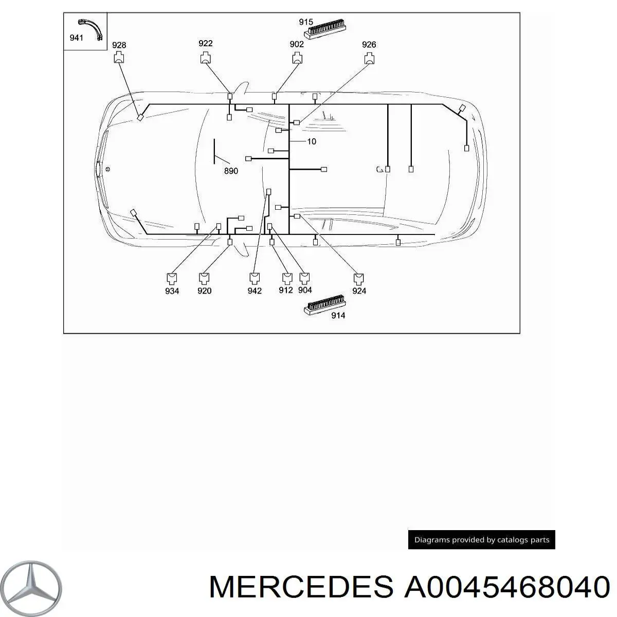 A0045468040 Mercedes 