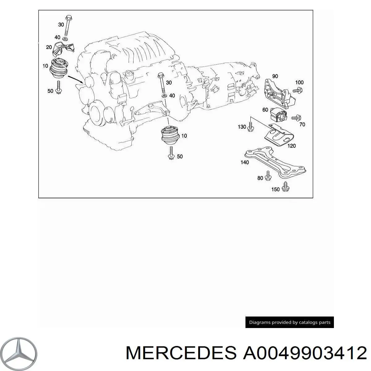 A0049903412 Mercedes 