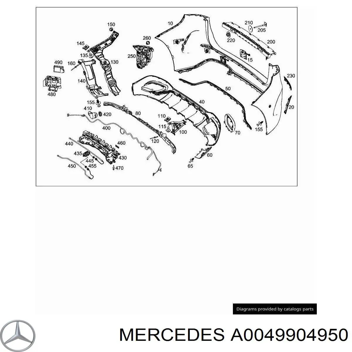  Mercedes A0049904950 preço, a partir de 4,19 USD