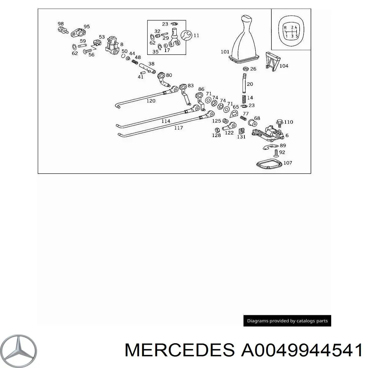 A0049944541 Mercedes 