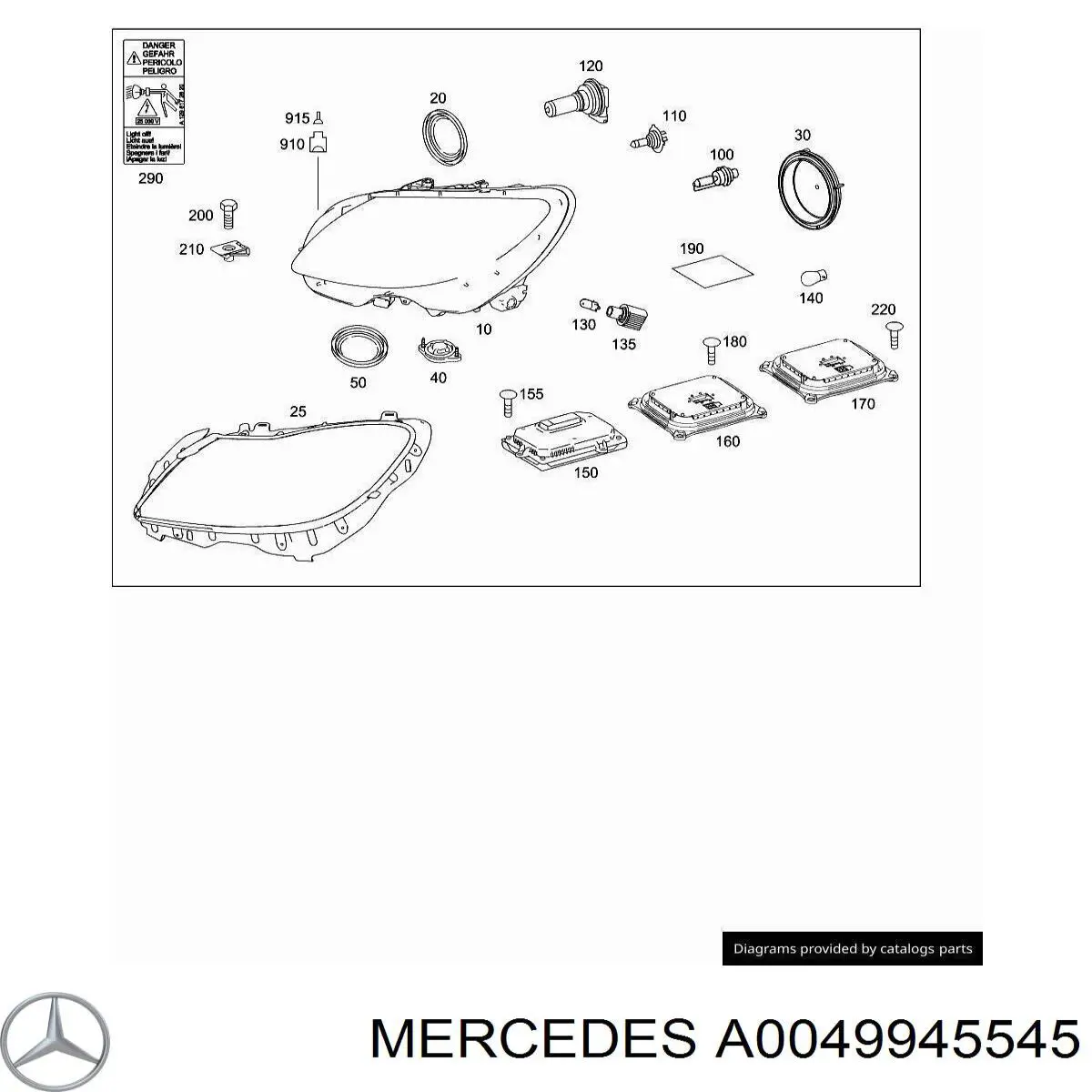 A0049945545 Mercedes 