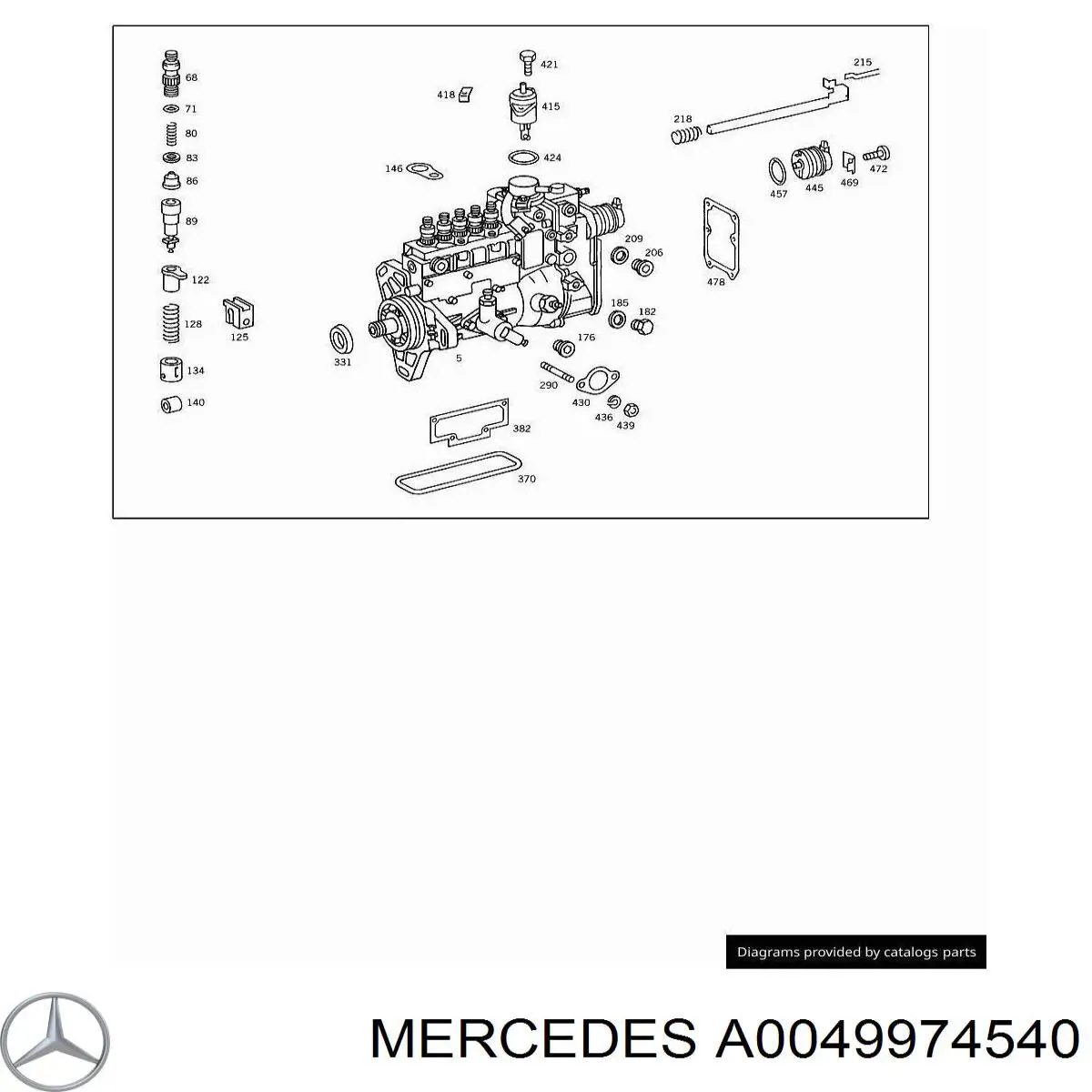  Mercedes A0049974540 preço, a partir de 2,91 USD