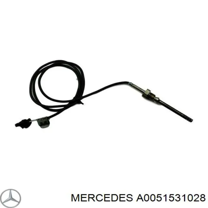A0051531028 Mercedes Sensor de temperatura dos gases de escape (GE), no catalisador