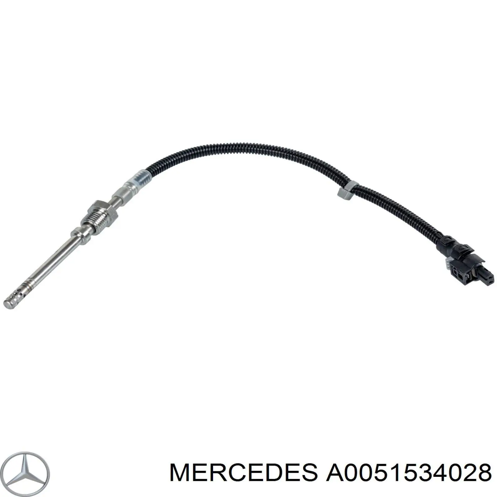 Compre A0051534028 Mercedes Sensor de temperatura dos gases de escape (GE), no catalisador