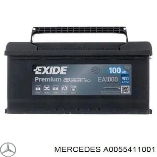 A0055411001 Mercedes Bateria recarregável (PILHA)
