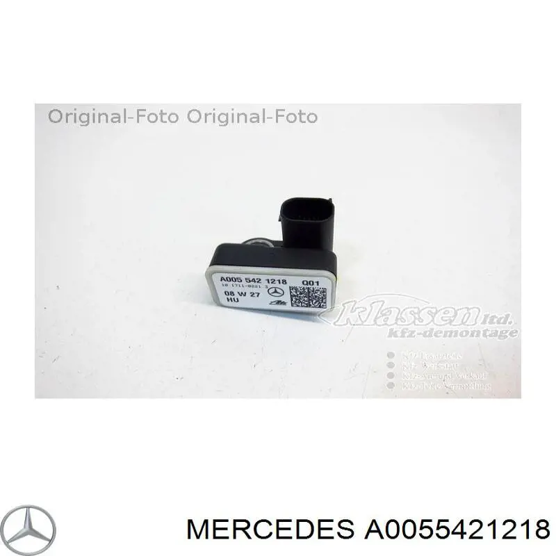 A0055421218 Mercedes Sensor de aceleração vertical