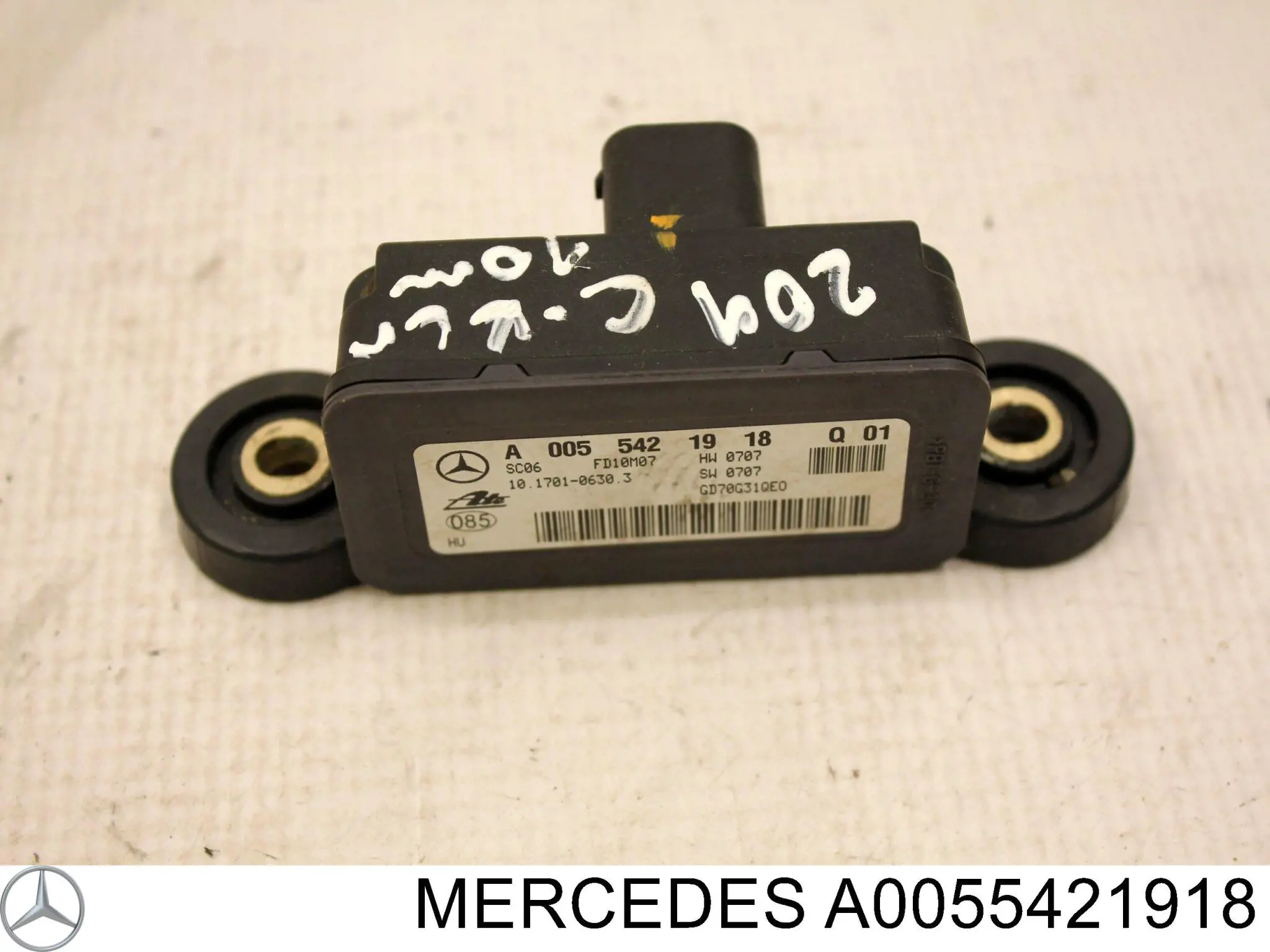 Compre A0055421818 Mercedes Sensor de aceleração transversal (ESP)