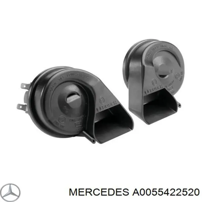 Compre 0055422520 Mercedes Sinal sonoro (cláxon)
