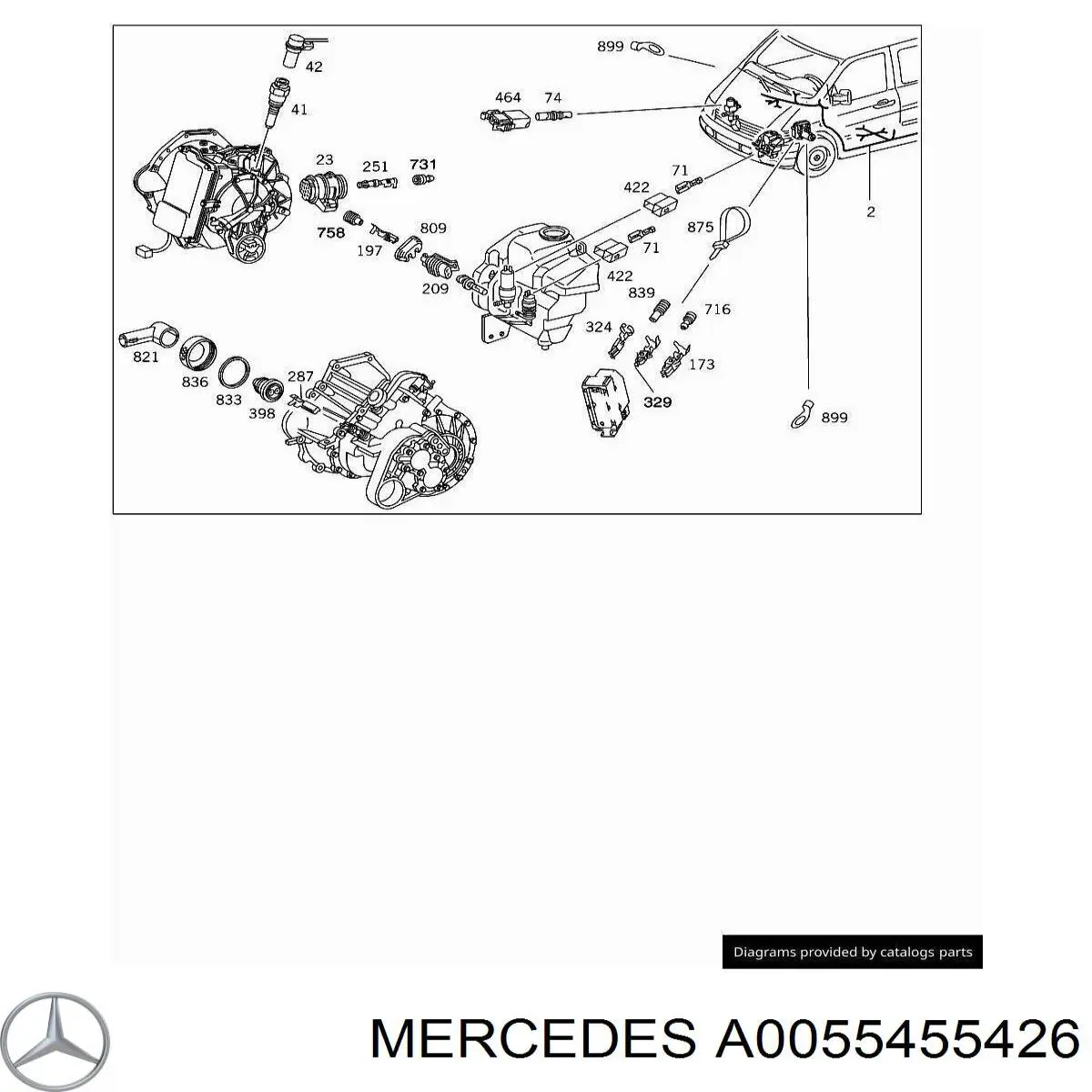  Mercedes A0055455426 preço, a partir de 14,87 USD