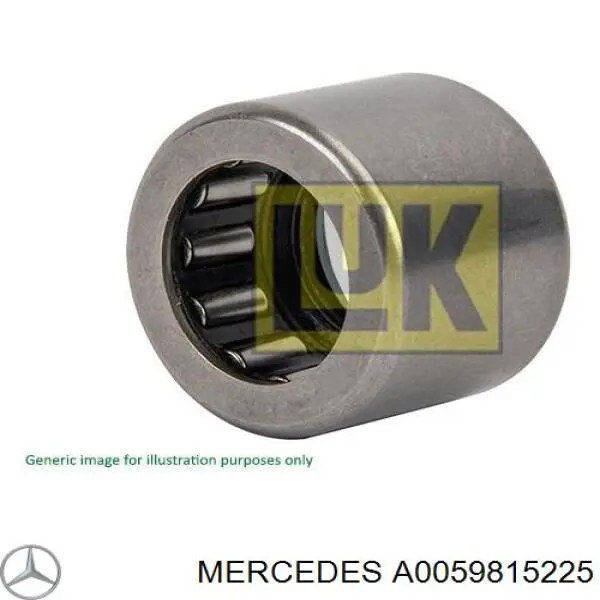 Rolamento de suporte da árvore primária da Caixa de Mudança (rolamento de centragem de volante) Mercedes A0059815225 preço, a partir de 26,31 USD