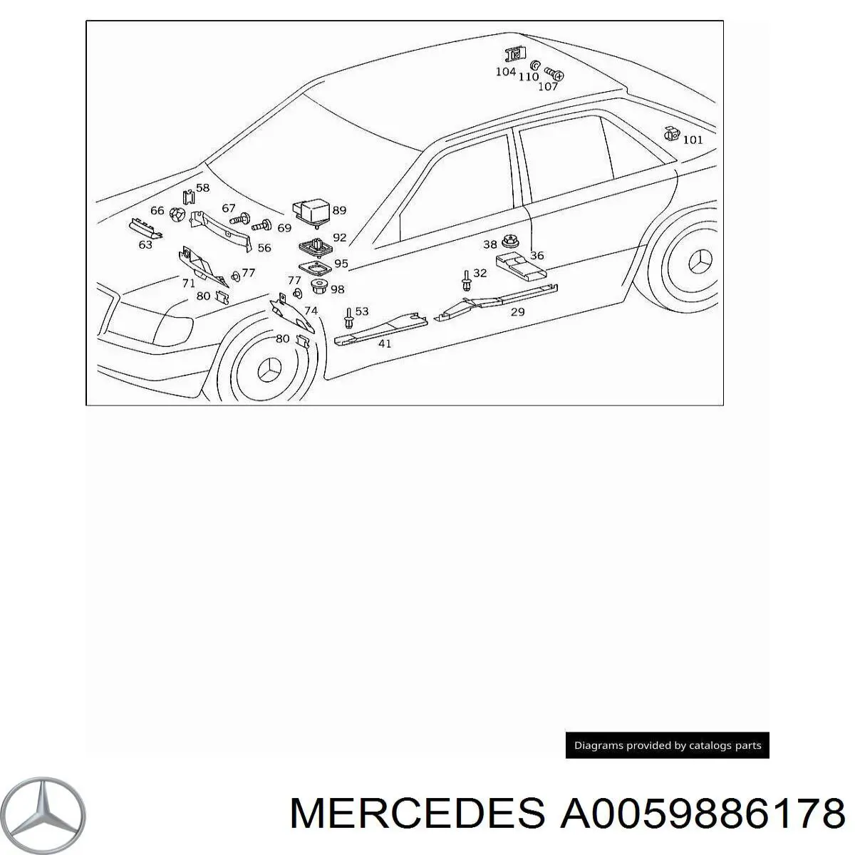 A0059886178 Mercedes 