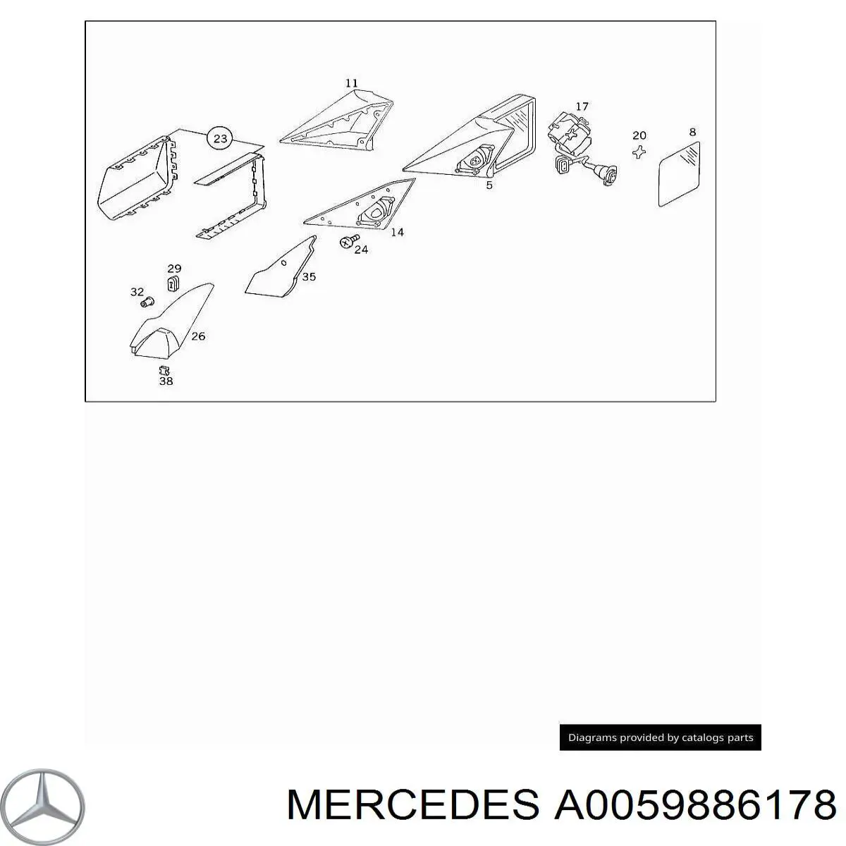  Mercedes A0059886178 preço, a partir de 3,52 USD