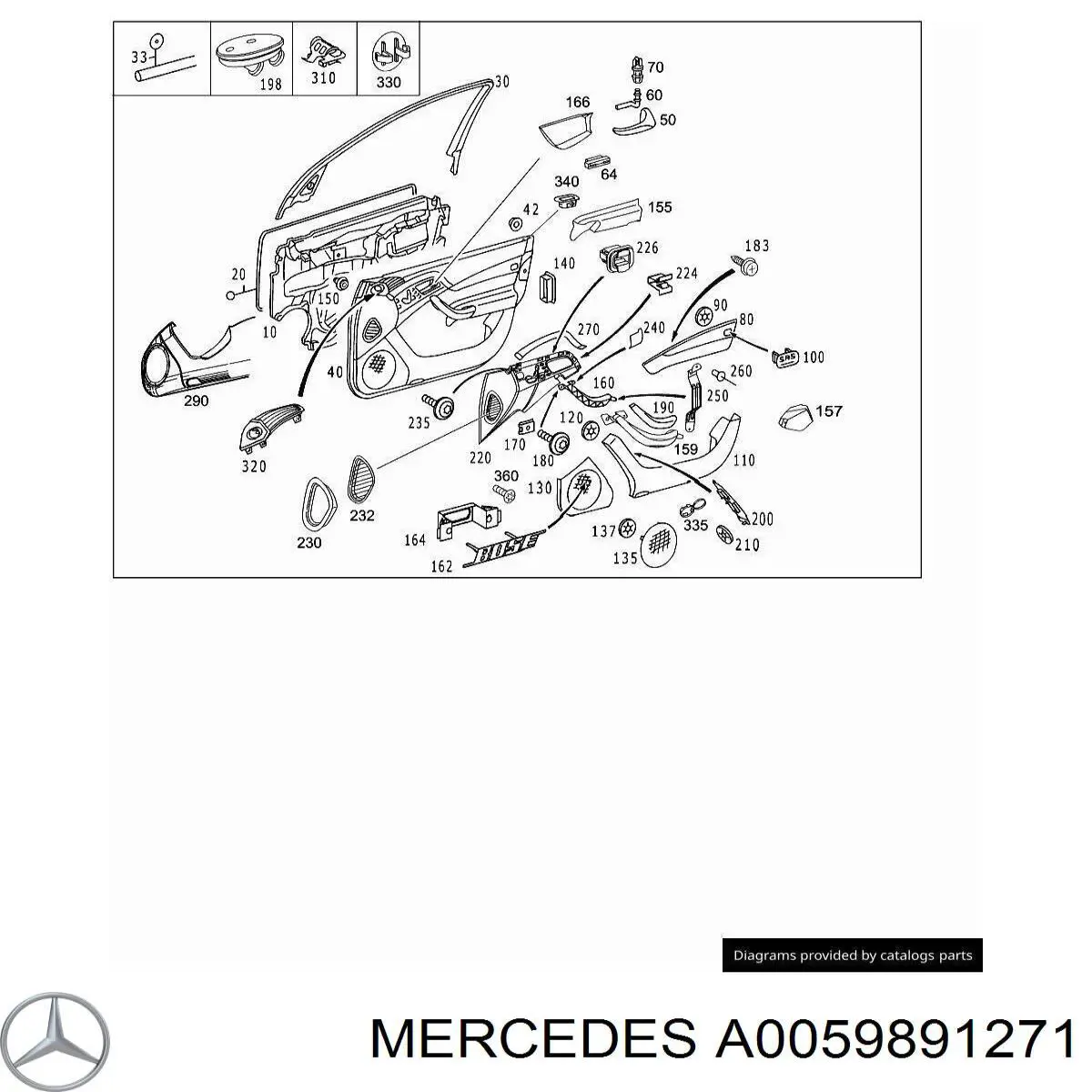 A0059891271 Mercedes 
