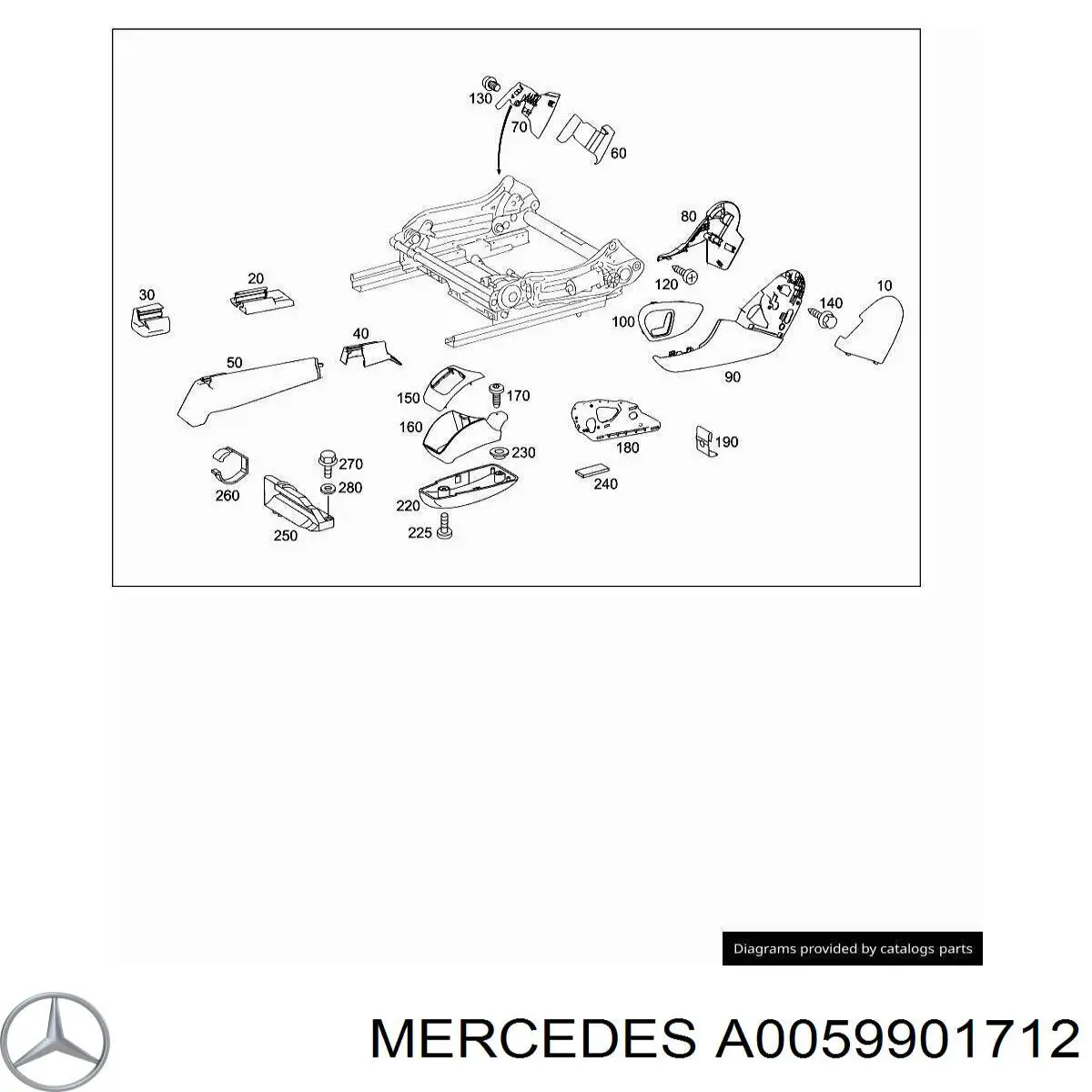  Mercedes A0059901712 preço, a partir de 2,29 USD