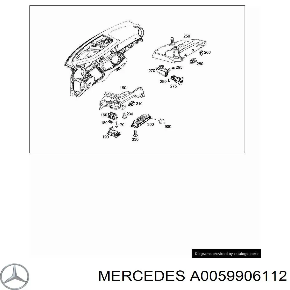  Mercedes A0059906112 preço, a partir de 1,85 USD
