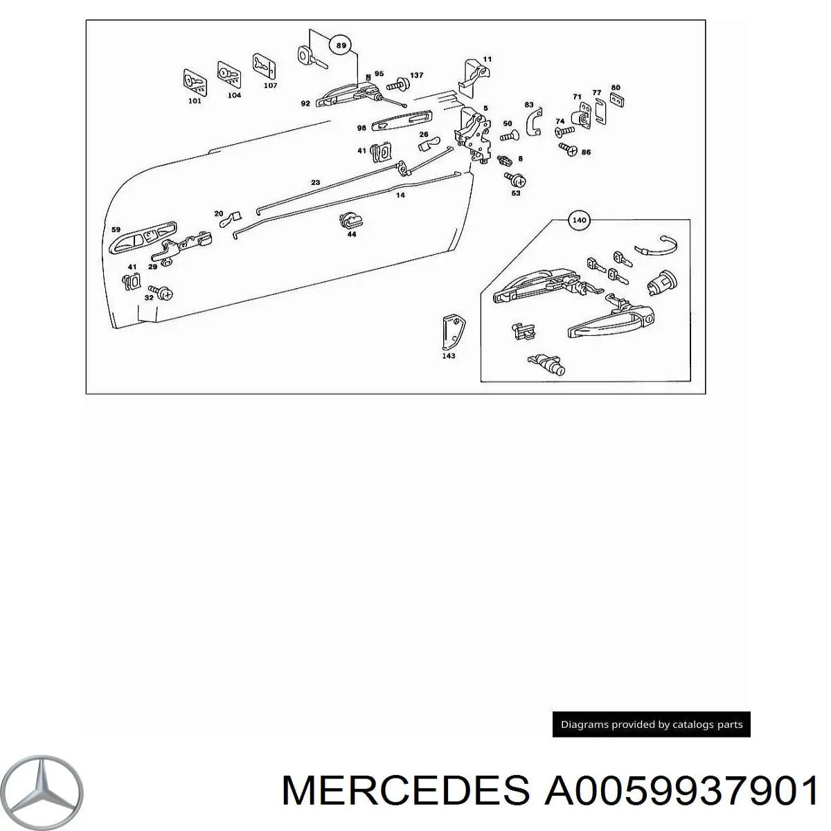 A0059937901 Mercedes 