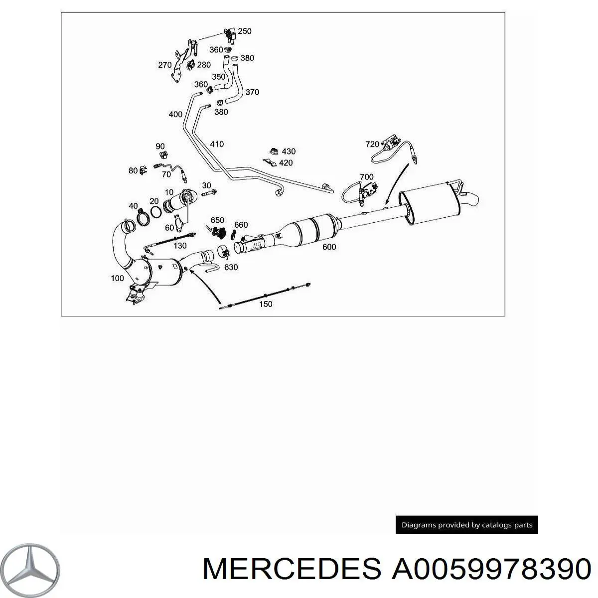 Braçadeira de silenciador dianteira Mercedes A0059978390 preço, a partir de 4,02 USD