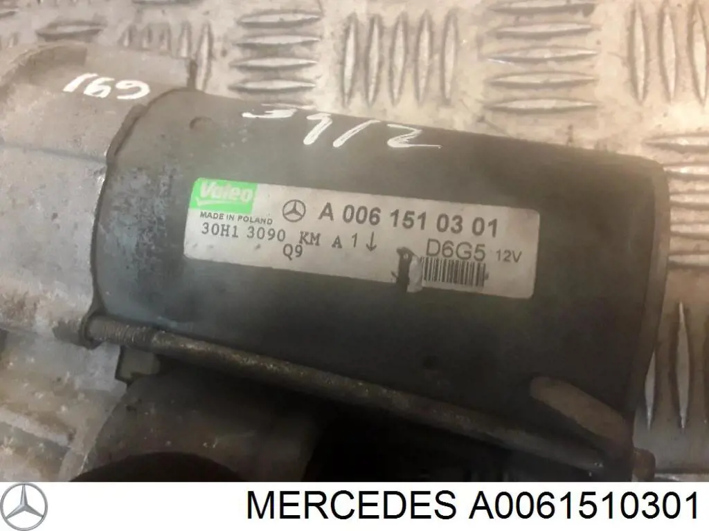Motor de arranco Mercedes A0061510301 preço, a partir de 70,67 USD