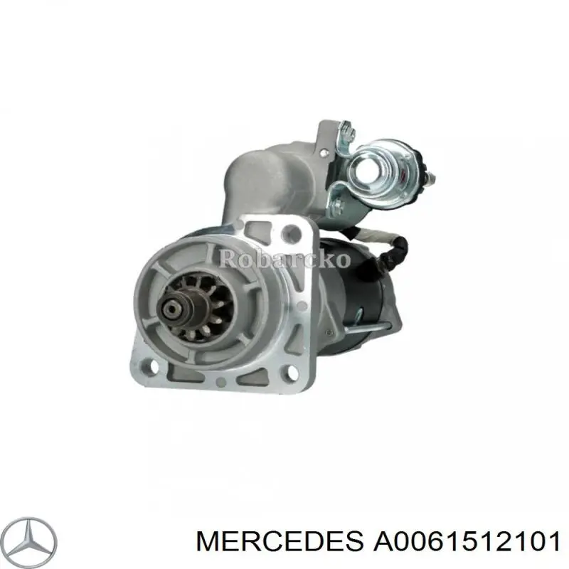 A0061512101 Mercedes Motor de arranco