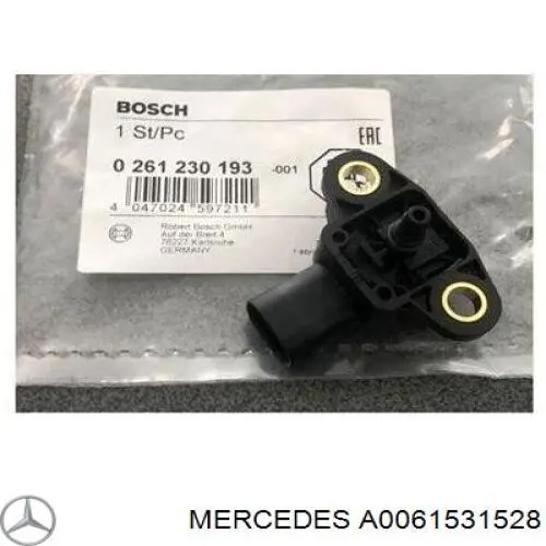 A0061531528 Mercedes Sensor de pressão de supercompressão