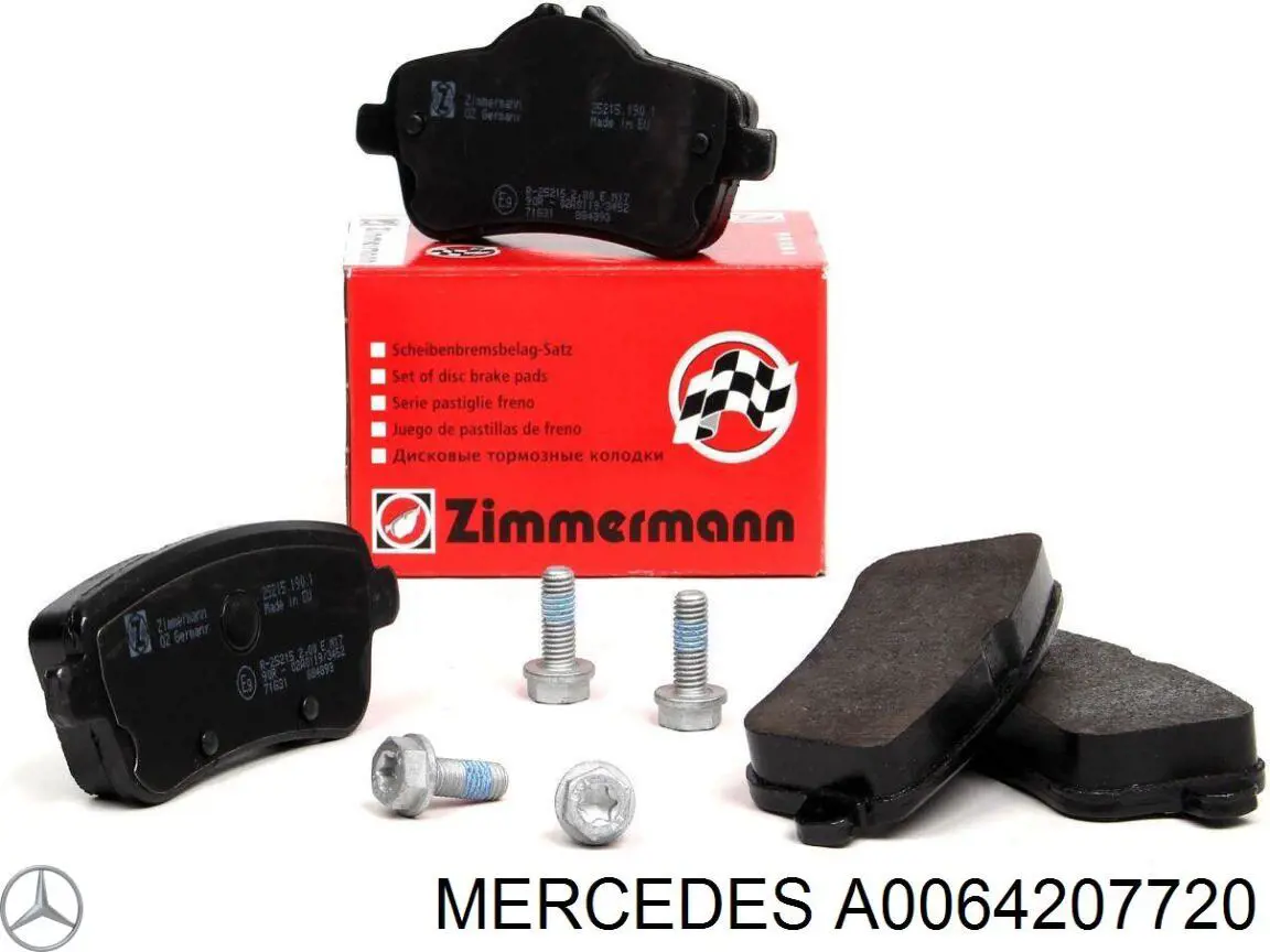 Sapatas do freio dianteiras de disco Mercedes A0084204120 preço, a partir de 120,39 USD