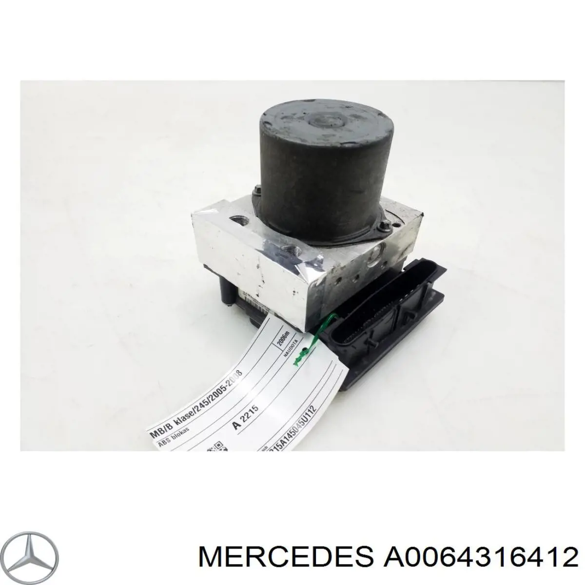 A0064316412 Mercedes Unidade hidráulico de controlo ABS