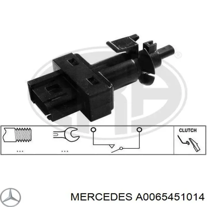 A0065451014 Mercedes Sensor de ativação de embraiagem