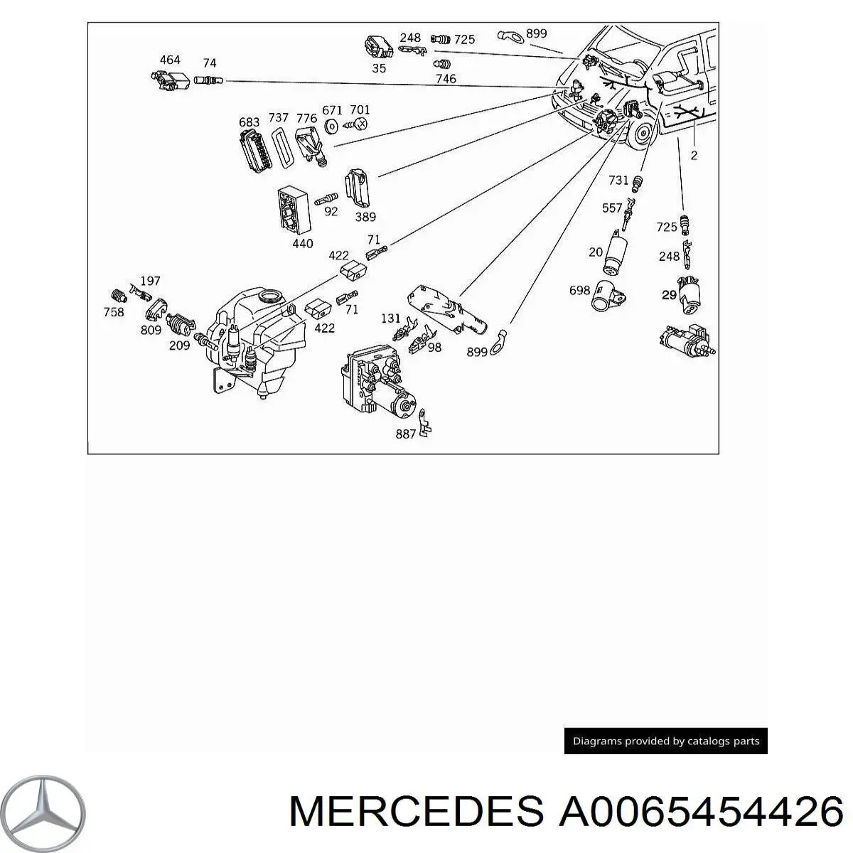 0065454426 Mercedes 