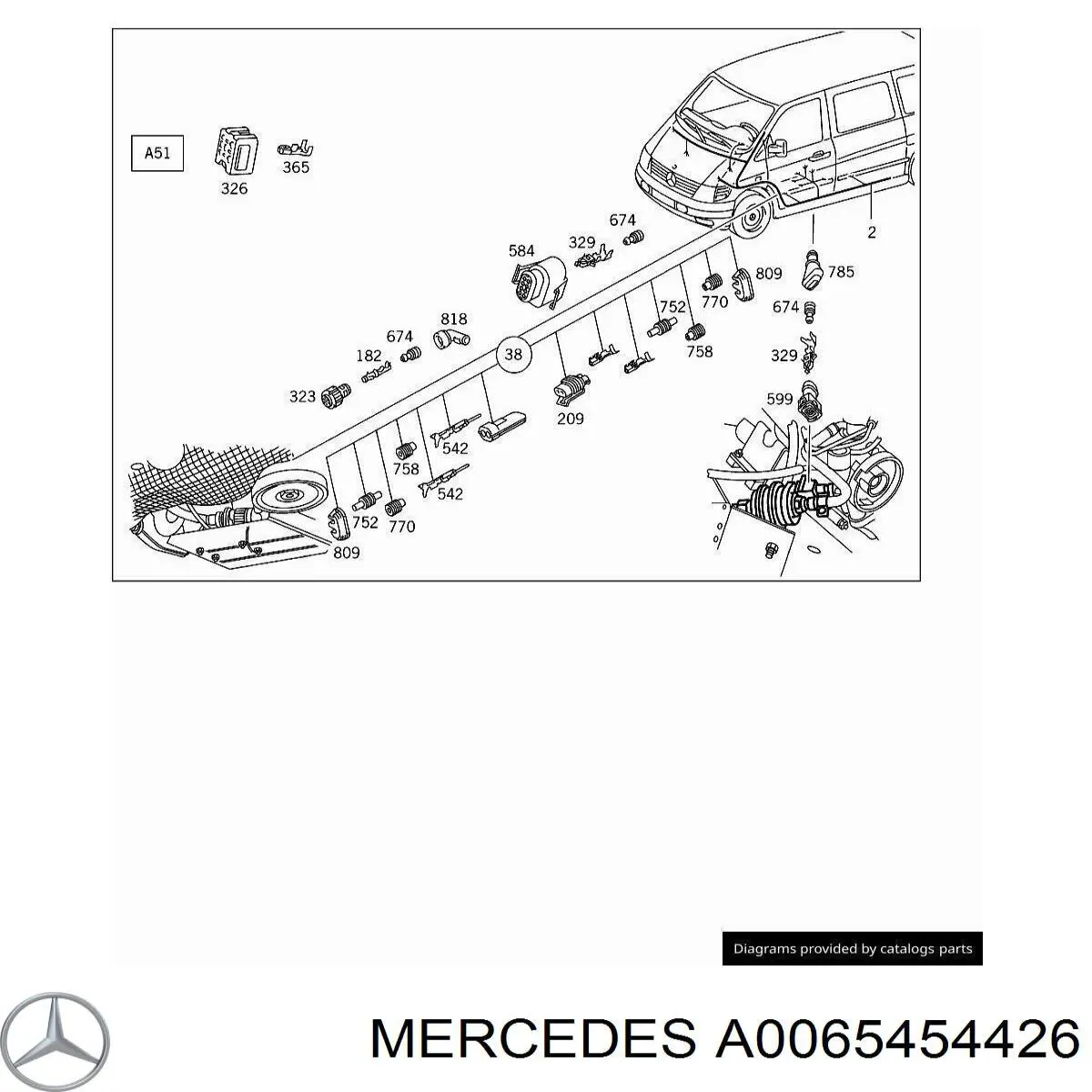  Mercedes 0065454426 preço, a partir de 3,74 USD